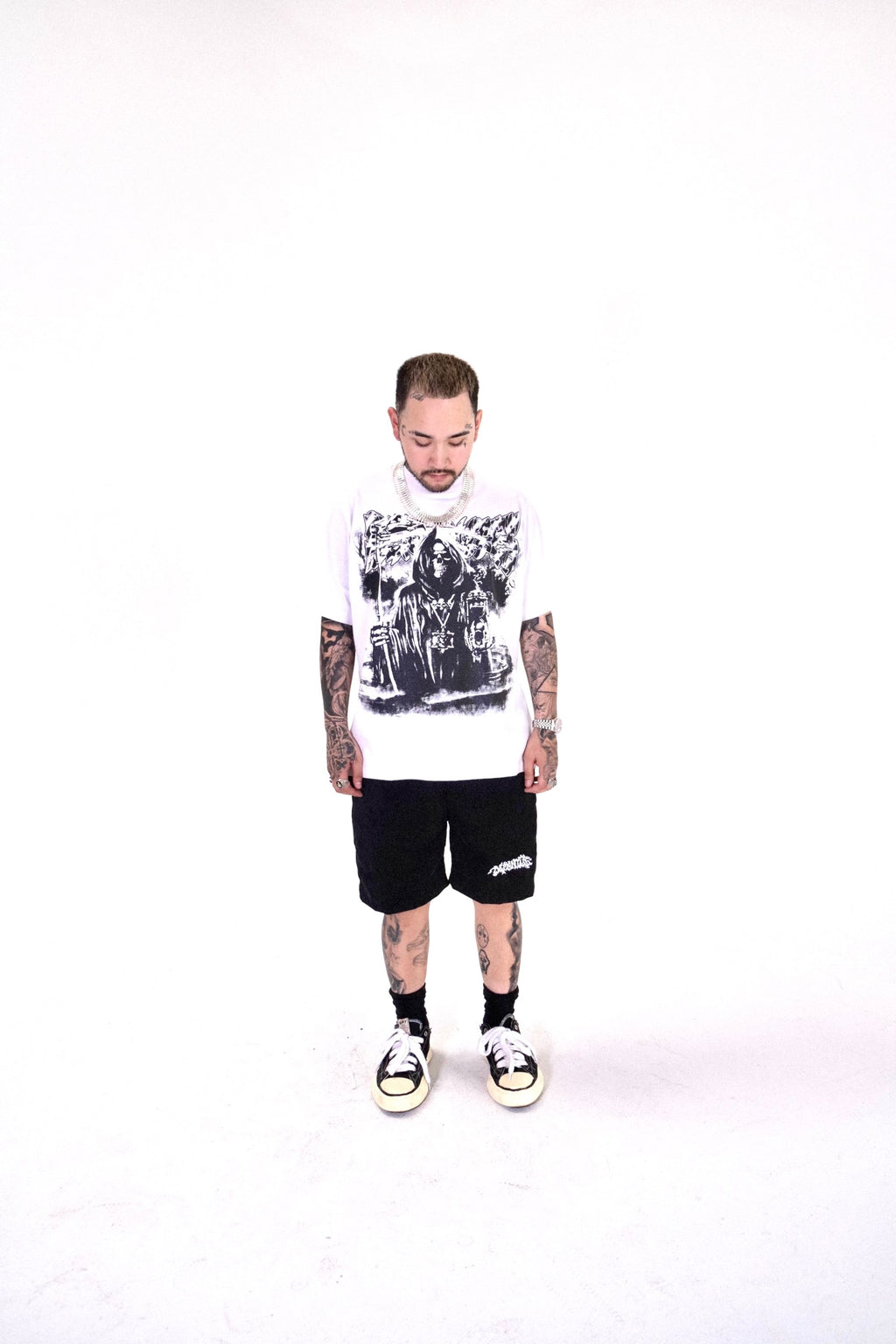 DEATH AWAITS TEE image 1