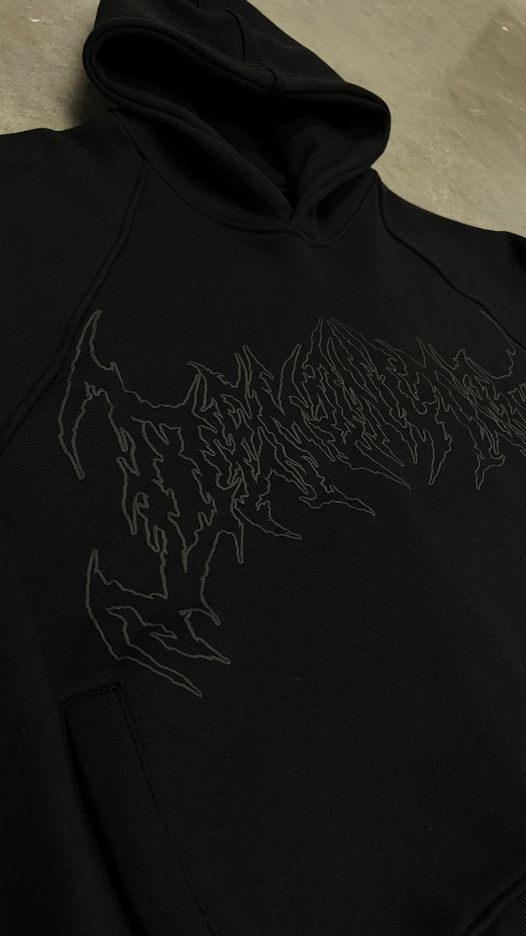 DREADED MINDS BLACK HOODIE image 1