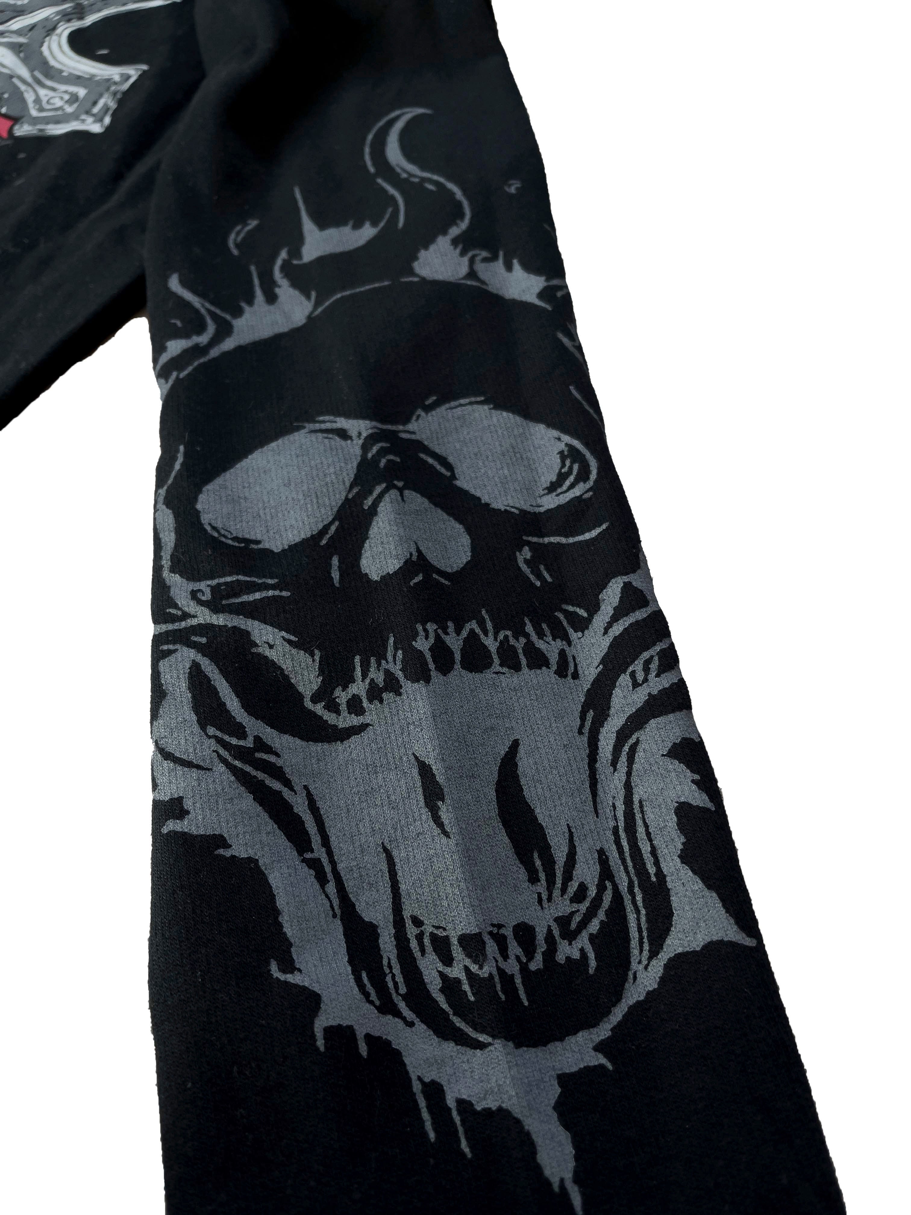 PAIN IS PLEASURE BLACK ZIP UP