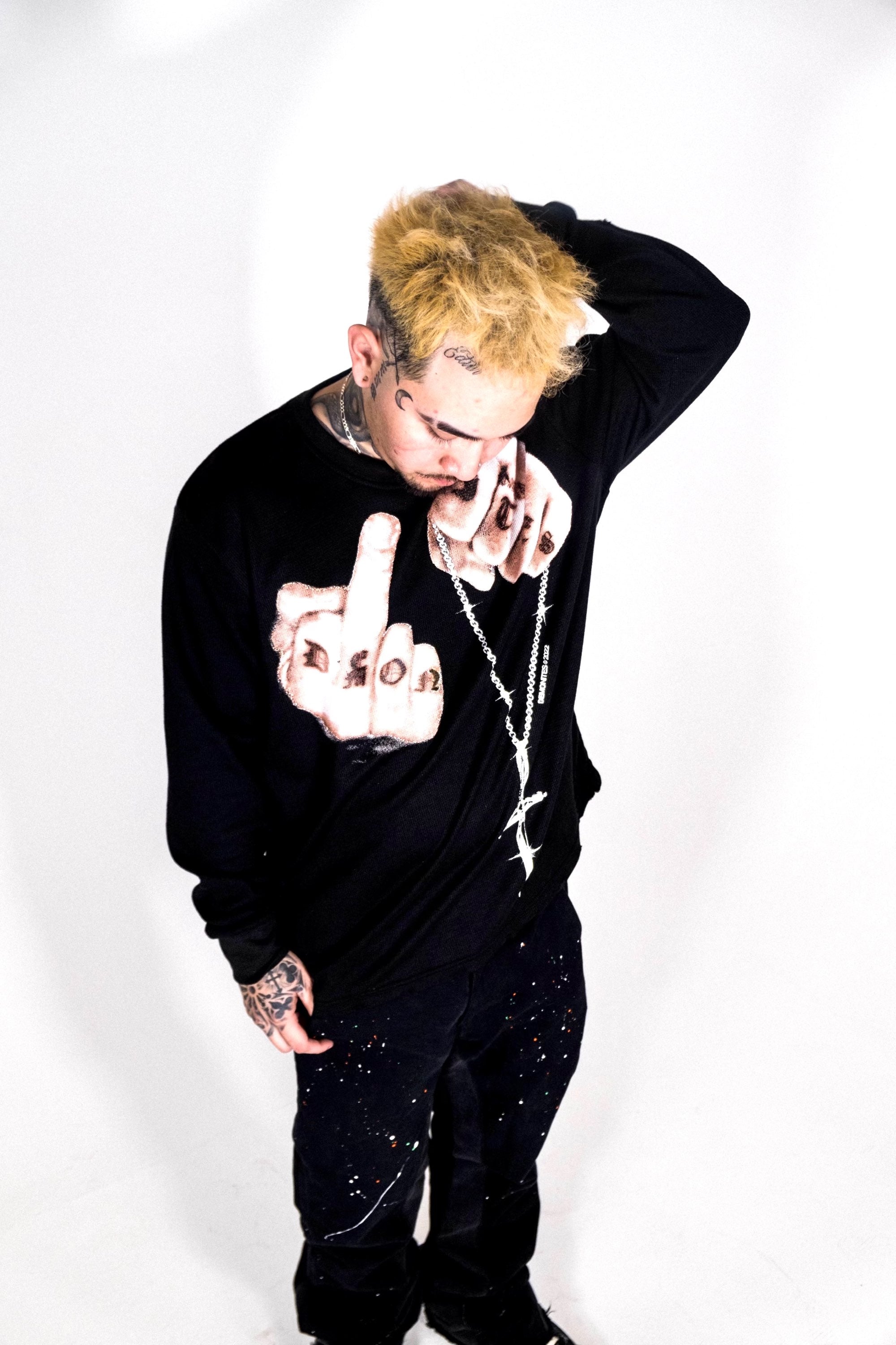 NOT YOUR SAVIOR THERMAL LONG SLEEVE image 1