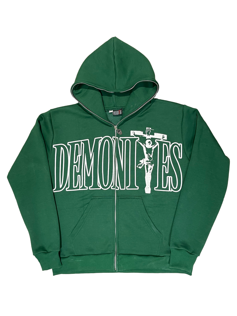 RESURRECTION DAY FOREST GREEN FULL ZIP image 0