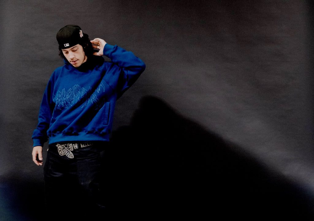 DREADED MINDS BLUE HOODIE image 4