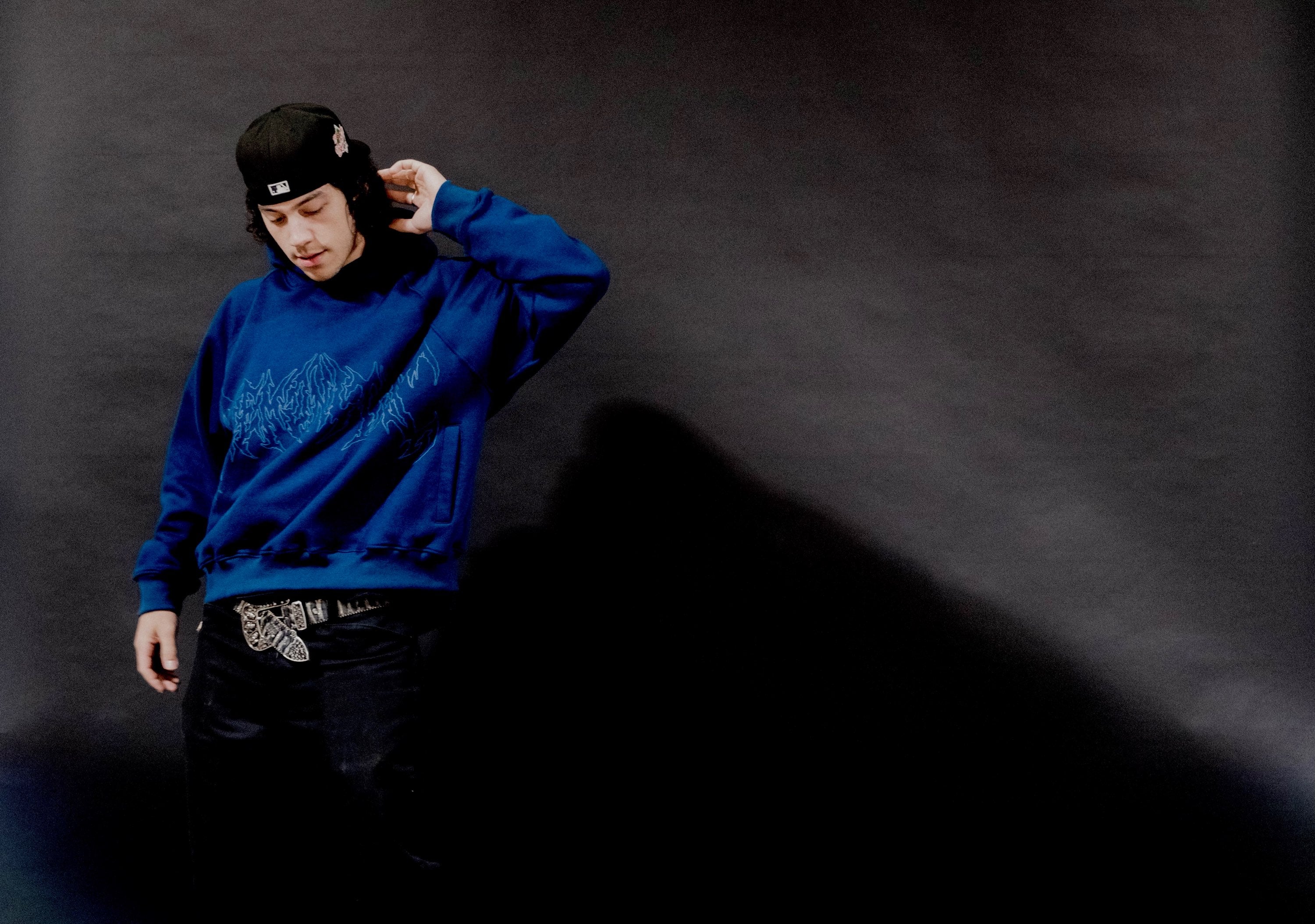 DREADED MINDS BLUE HOODIE image 4